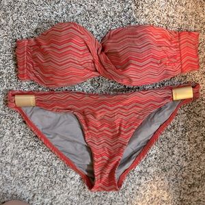 L Space zig zag matching bathing suit